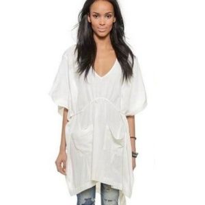 Free People Tops - 《Free People》Navy Blue Oversized Boho Gauze Tunic Free People Tops - 《Free People》Navy Blue Oversized Boho Gauze Tunic